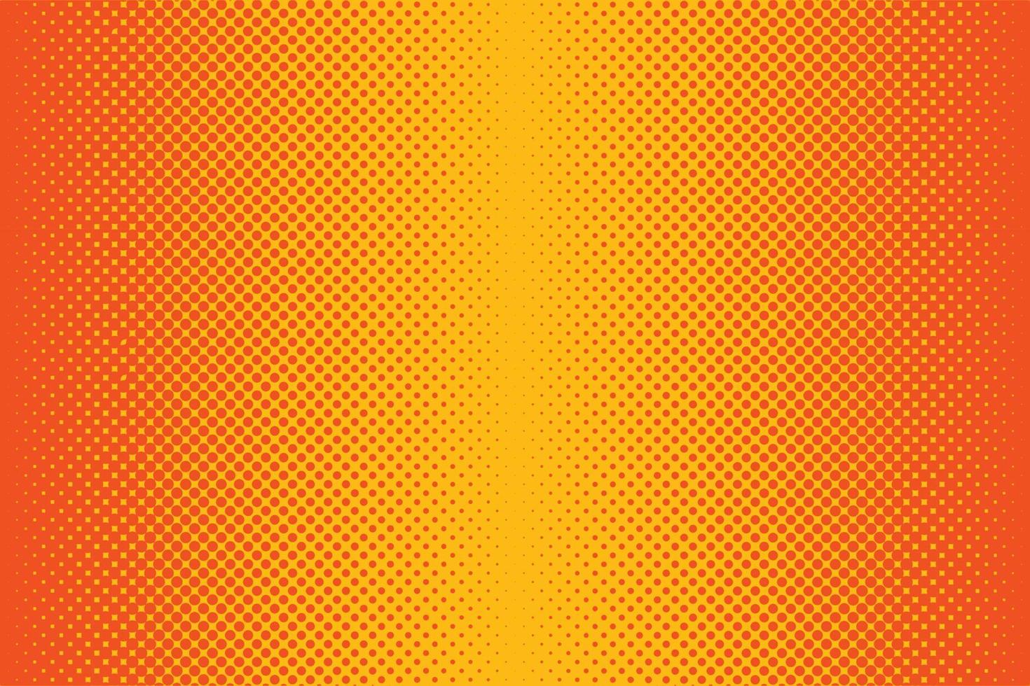 A yellow and orange background with a pattern of squares and dots. vector