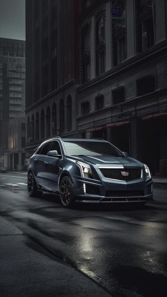 Cadillac CTS-V urban street photo