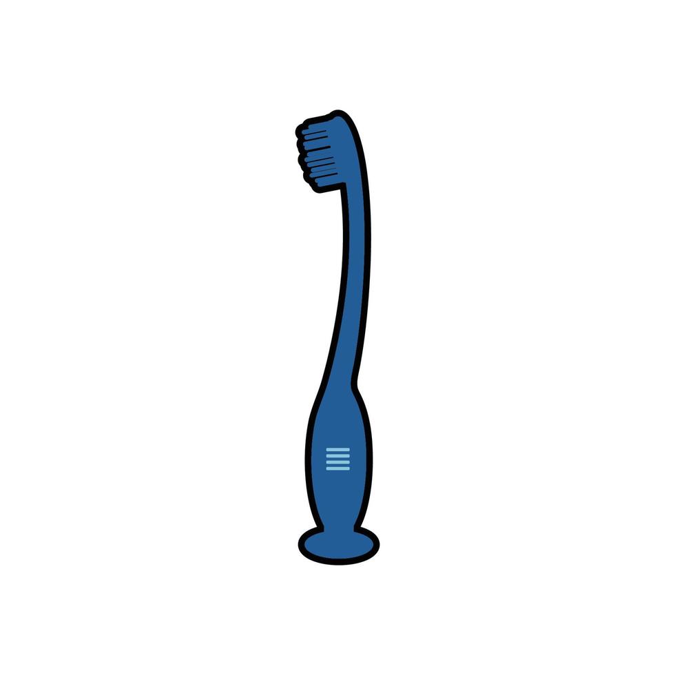 Colorful Toothbrush icon. Flat Style Vector EPS.