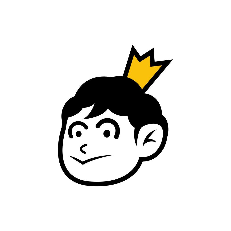 King Boy Logo Templates vector