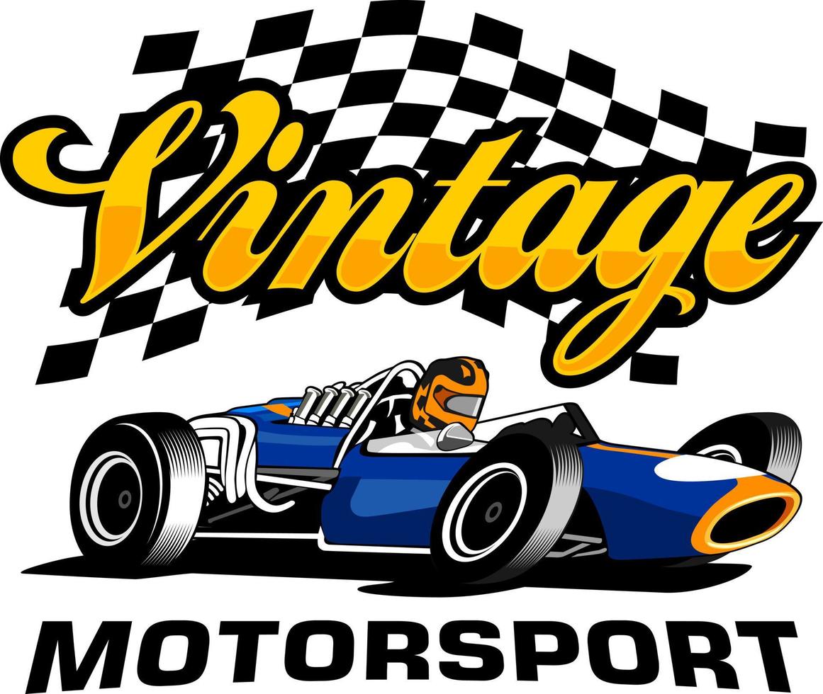 born to classic racing design illustration design vector