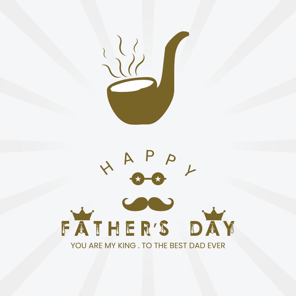 happy father day wishing post design vector file