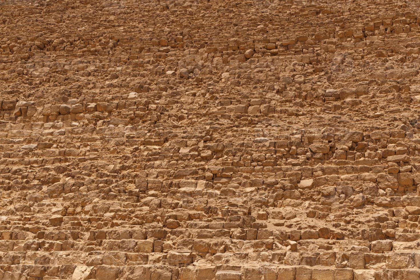 stony background, close up of pyramid of Khafre photo