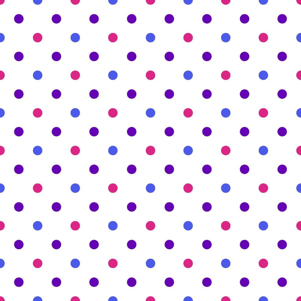 Minimalism polka dot seamless pattern circle colorful vector