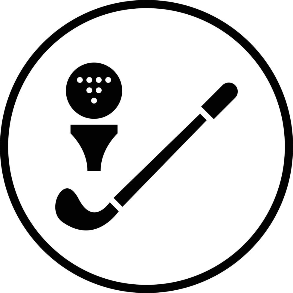 diseño de icono de vector de golf