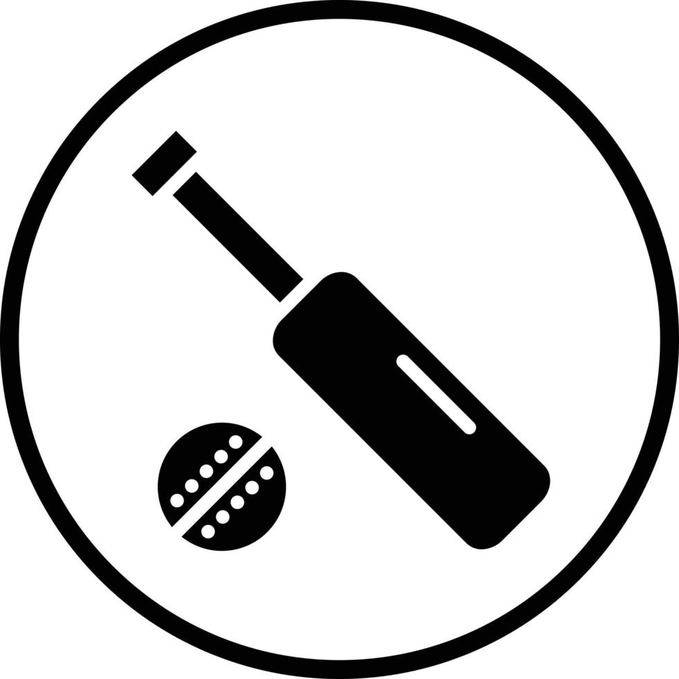 Cricket Vector Icon Design