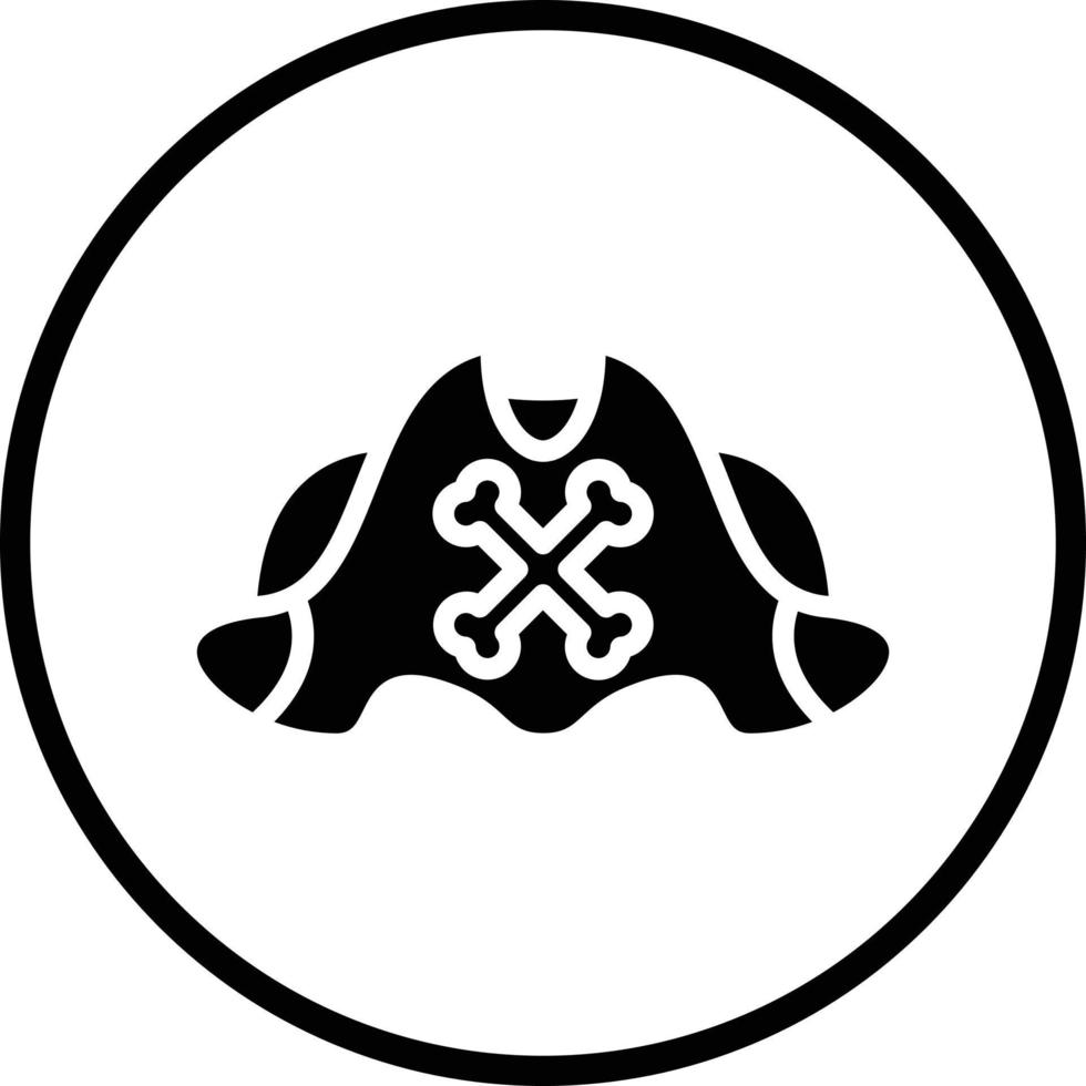 Pirate Cap Vector Icon Design