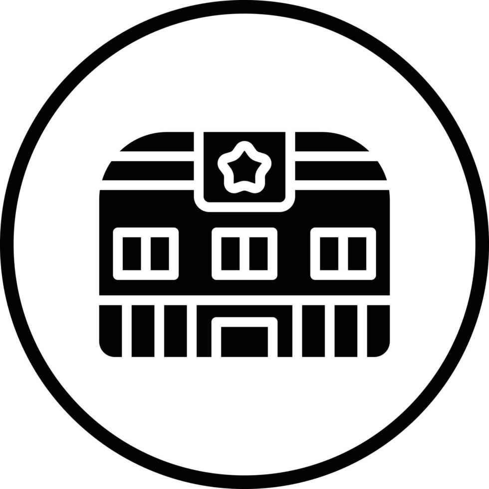 Army Military Base Vector Icon Design