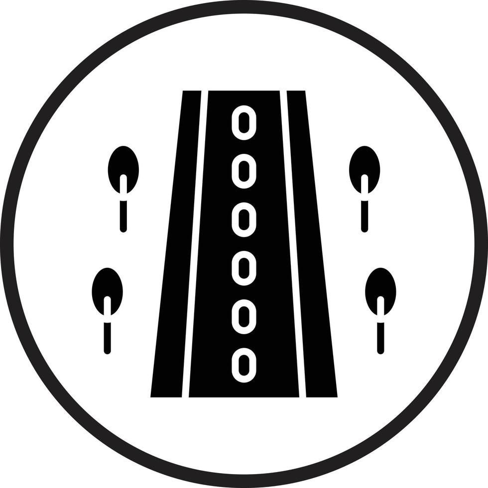 Road Vector Icon Design