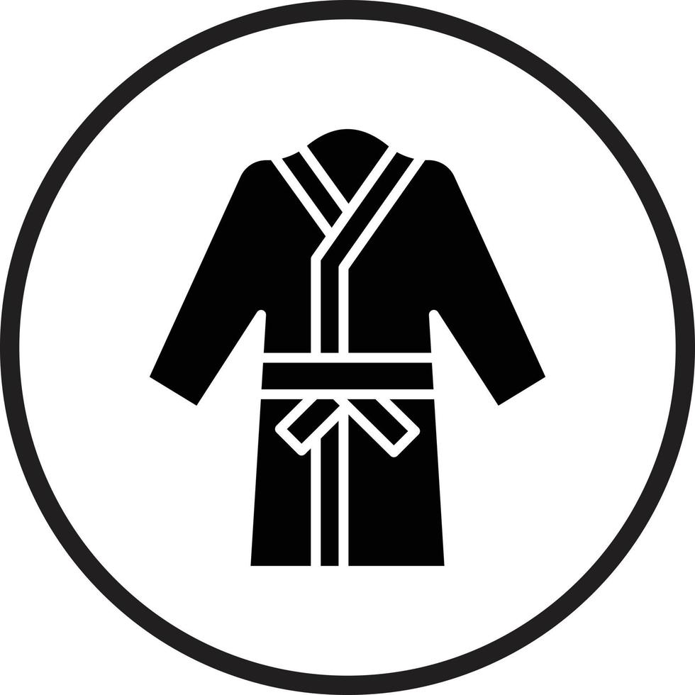 Bathrobe Vector Icon Design