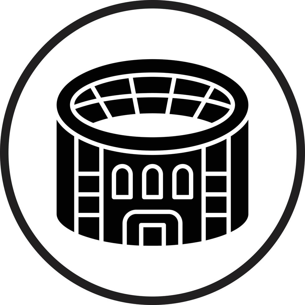 diseño de icono de vector de estadio