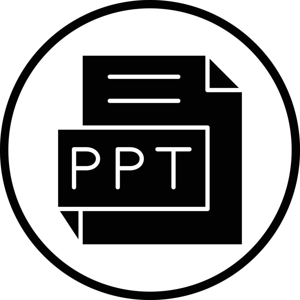 ppt vector icono diseño