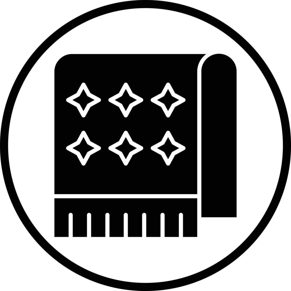 Towel Vector Icon Design