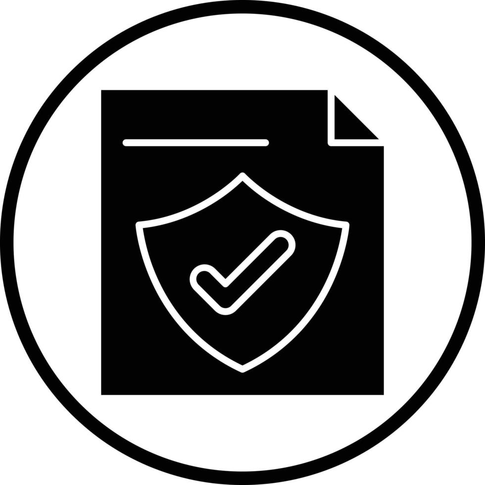 File Protection Vector Icon Design