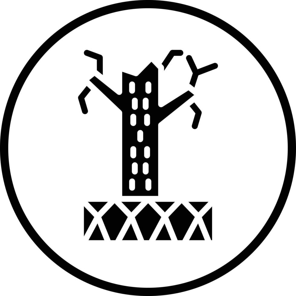 Desertification Vector Icon Design
