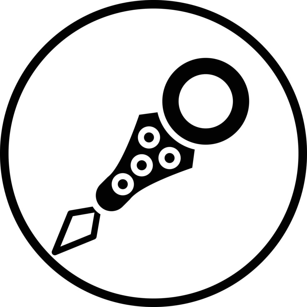 Threader Vector Icon Design