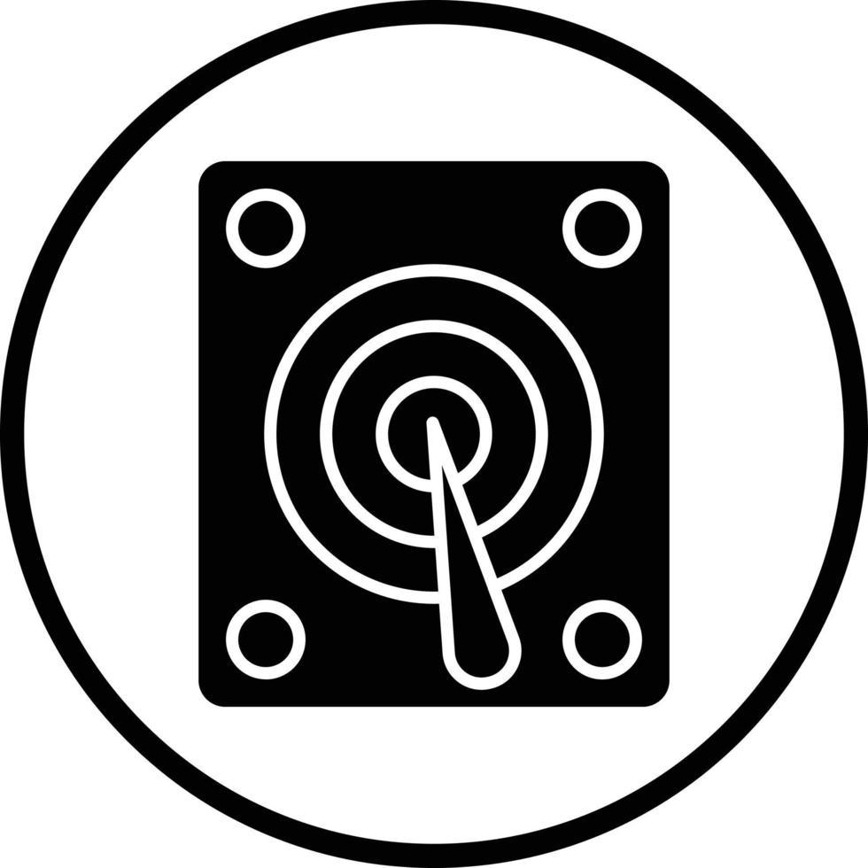 Hard Disk Vector Icon Design