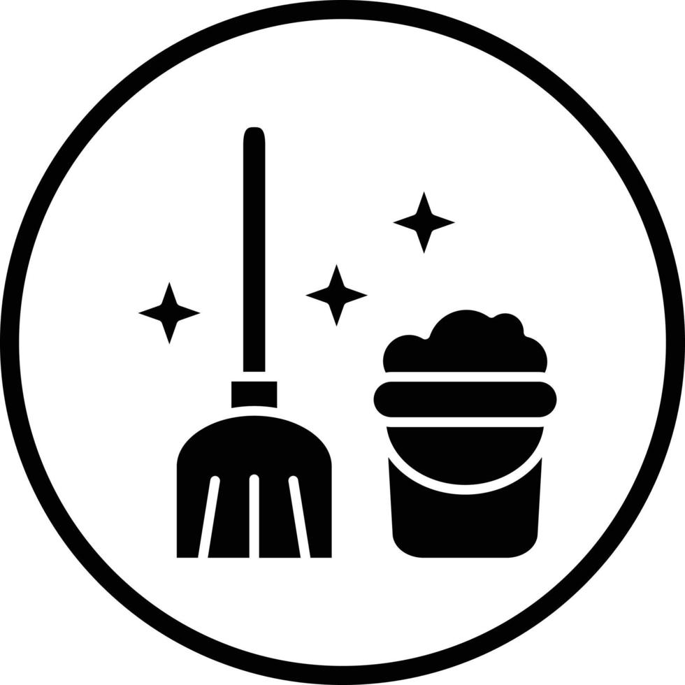 Mop Vector Icon Design