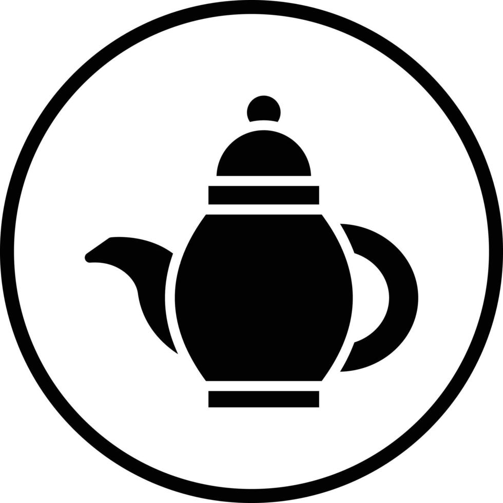 Teapot Vector Icon Design