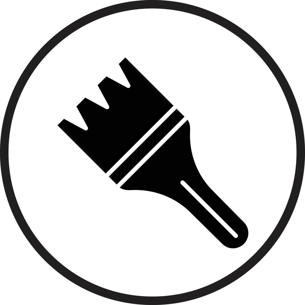 Paint Brush Vector Icon Design