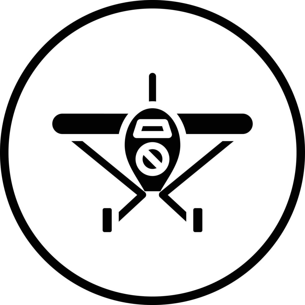 Monoplane Vector Icon Design