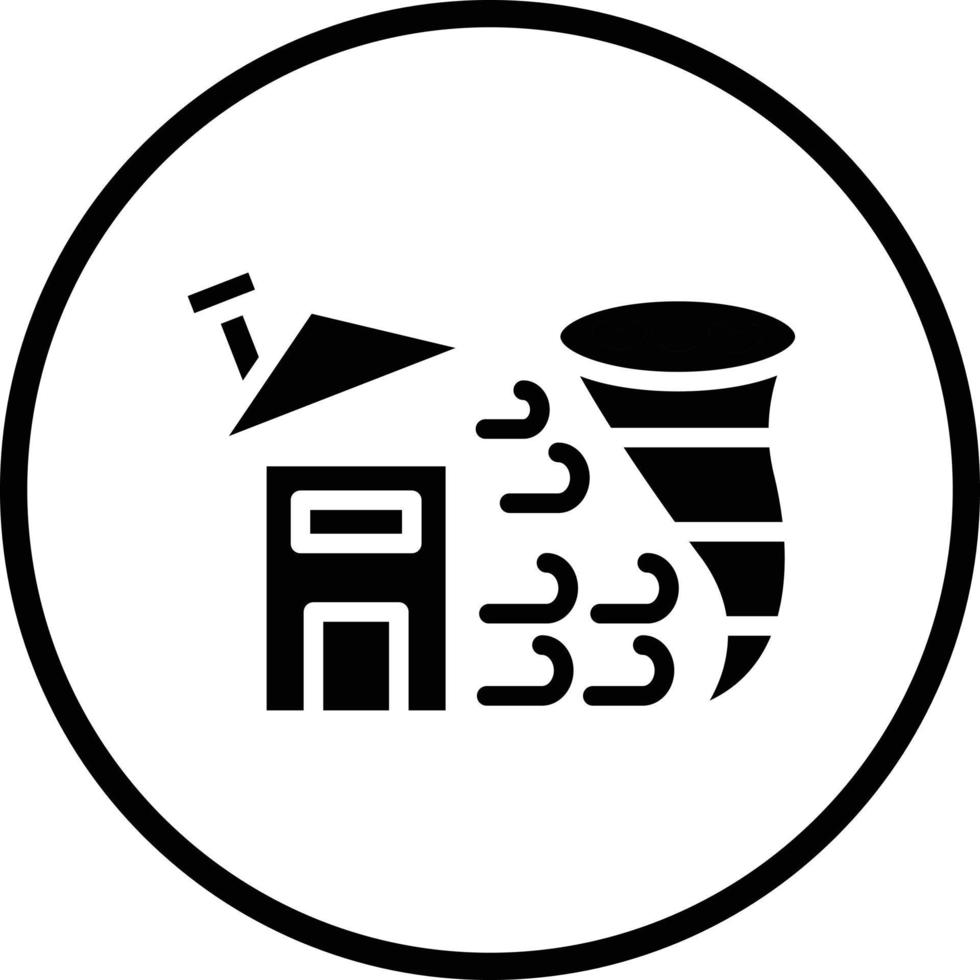 Typhoon Vector Icon Design