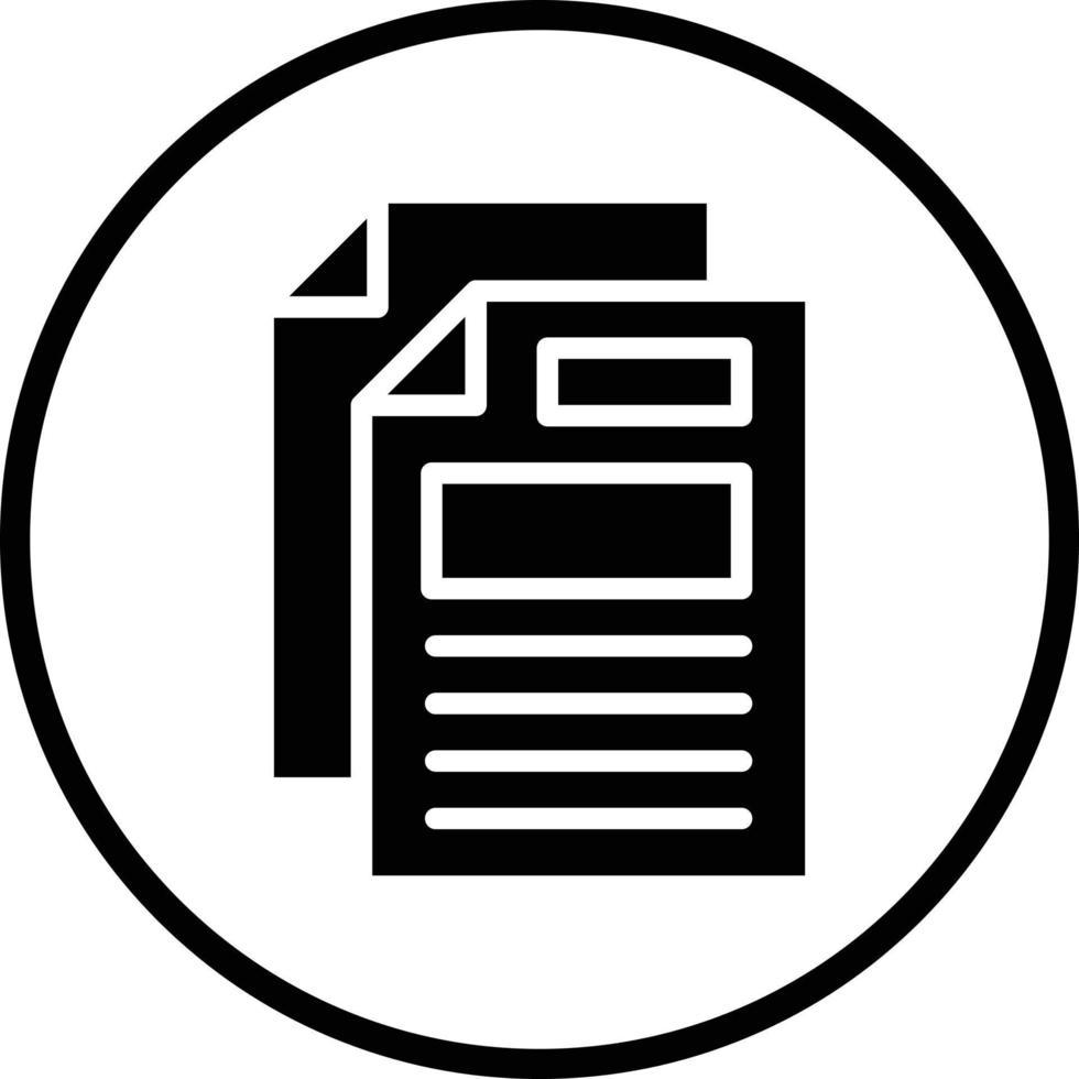 Files Vector Icon Design