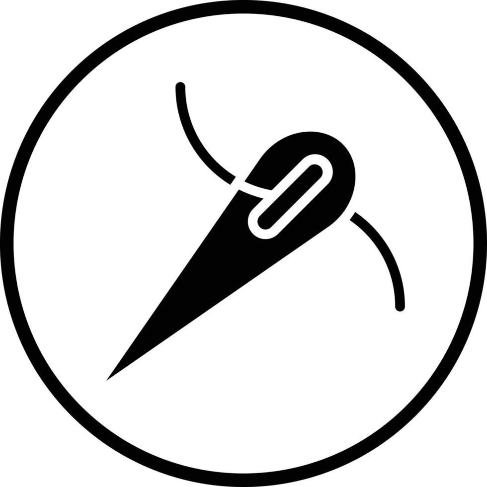 Needle Vector Icon Design