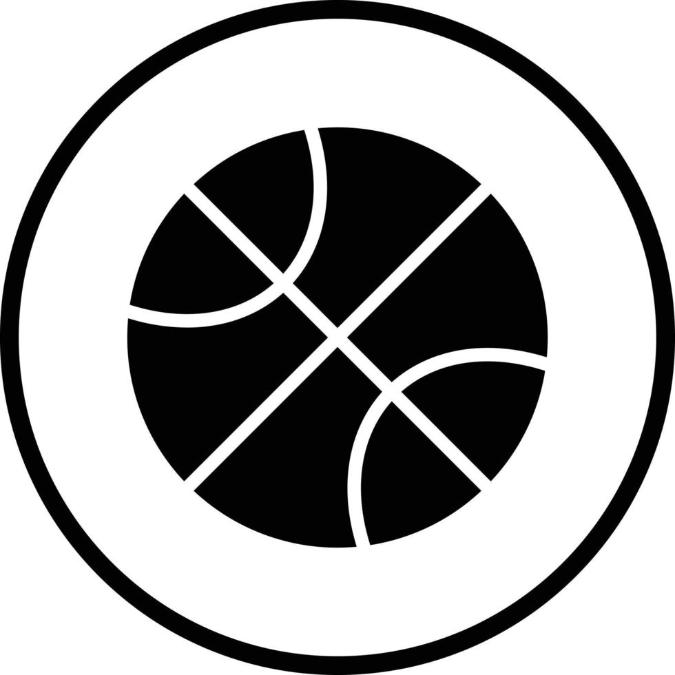 Basketball Vector Icon Design