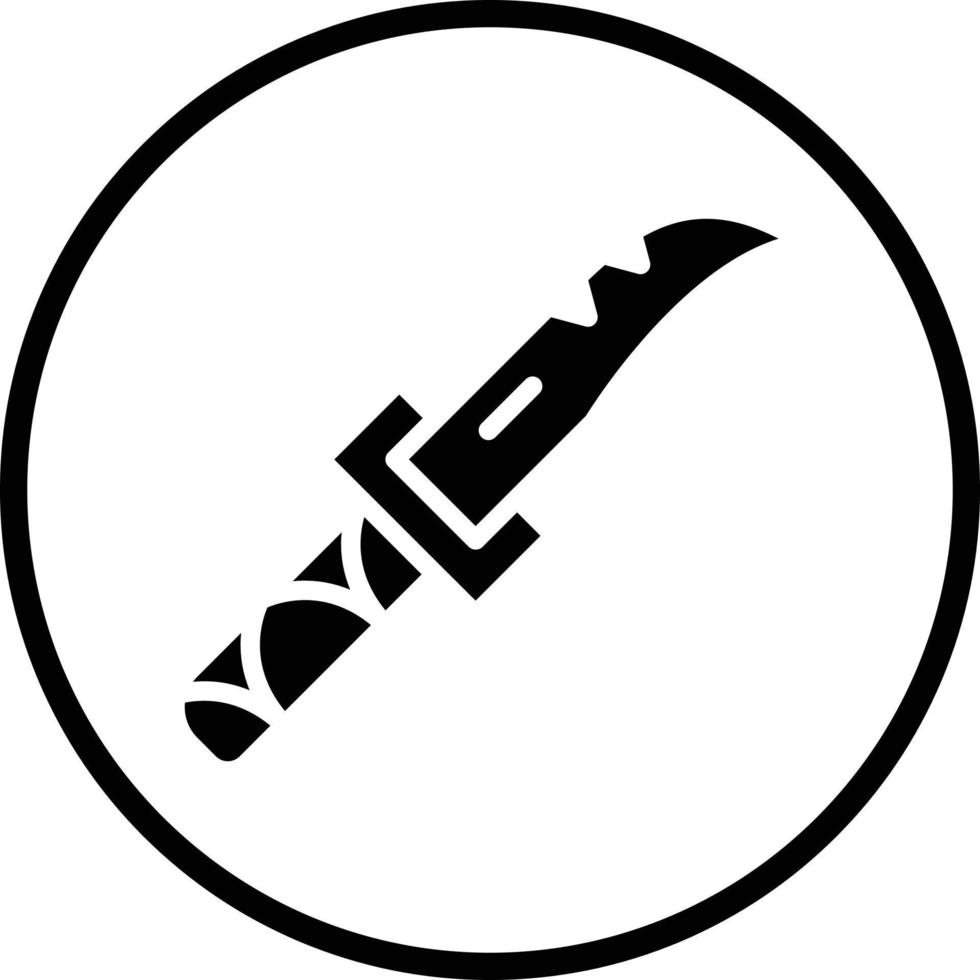 Wild Knife Vector Icon Design