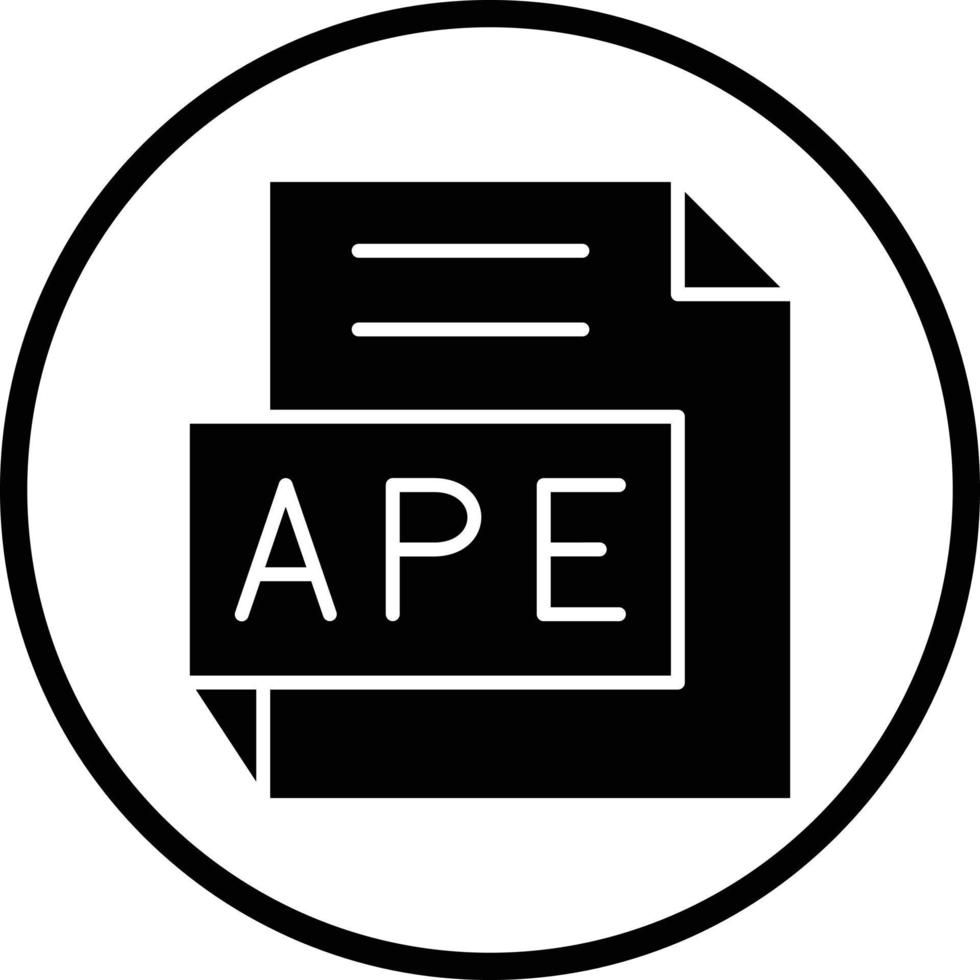 APE Vector Icon Design