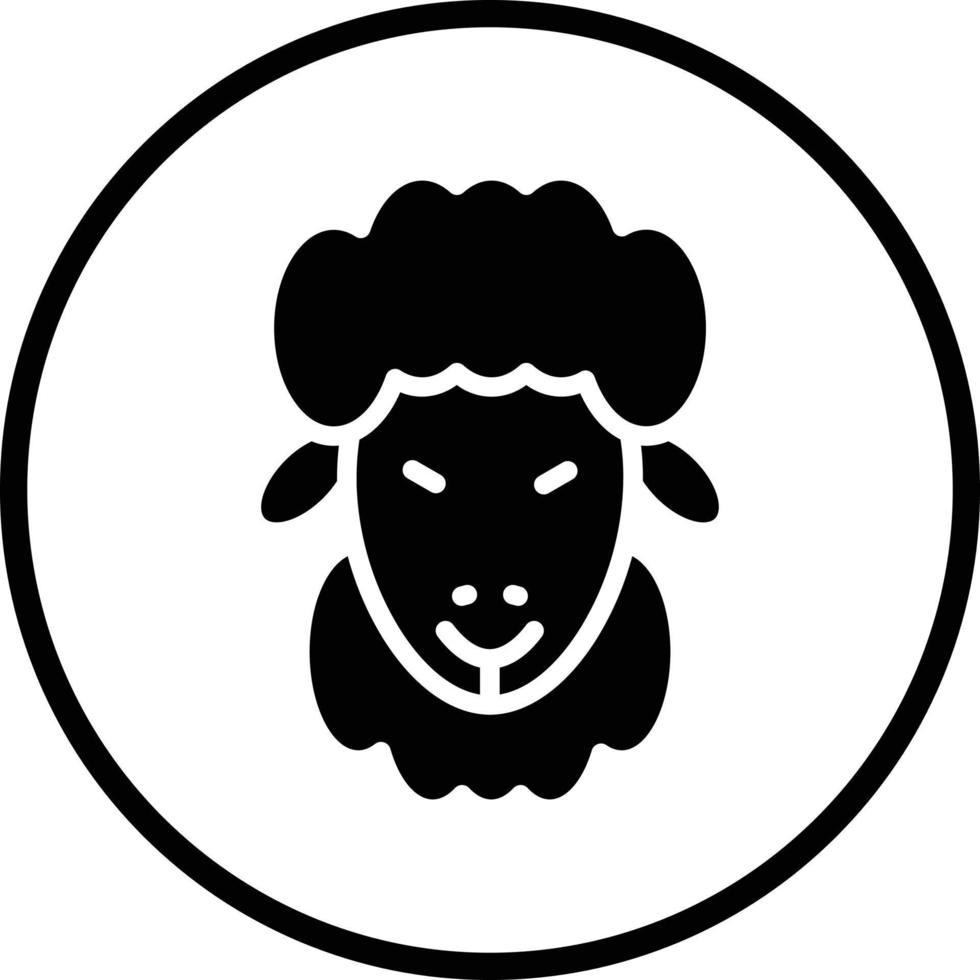 Sheep Vector Icon Design