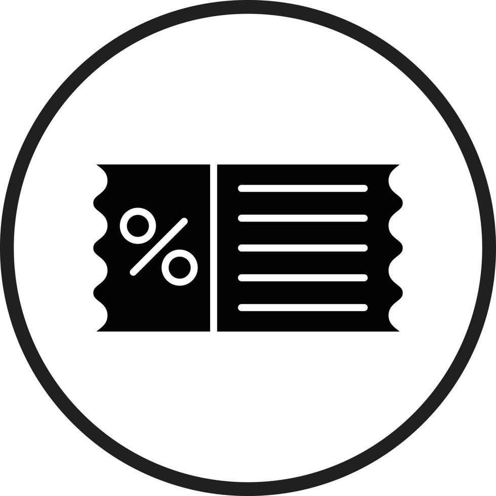 Discount Ticket Vector Icon Design