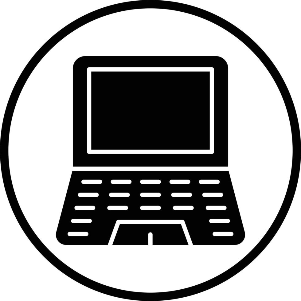 Laptop Vector Icon Design