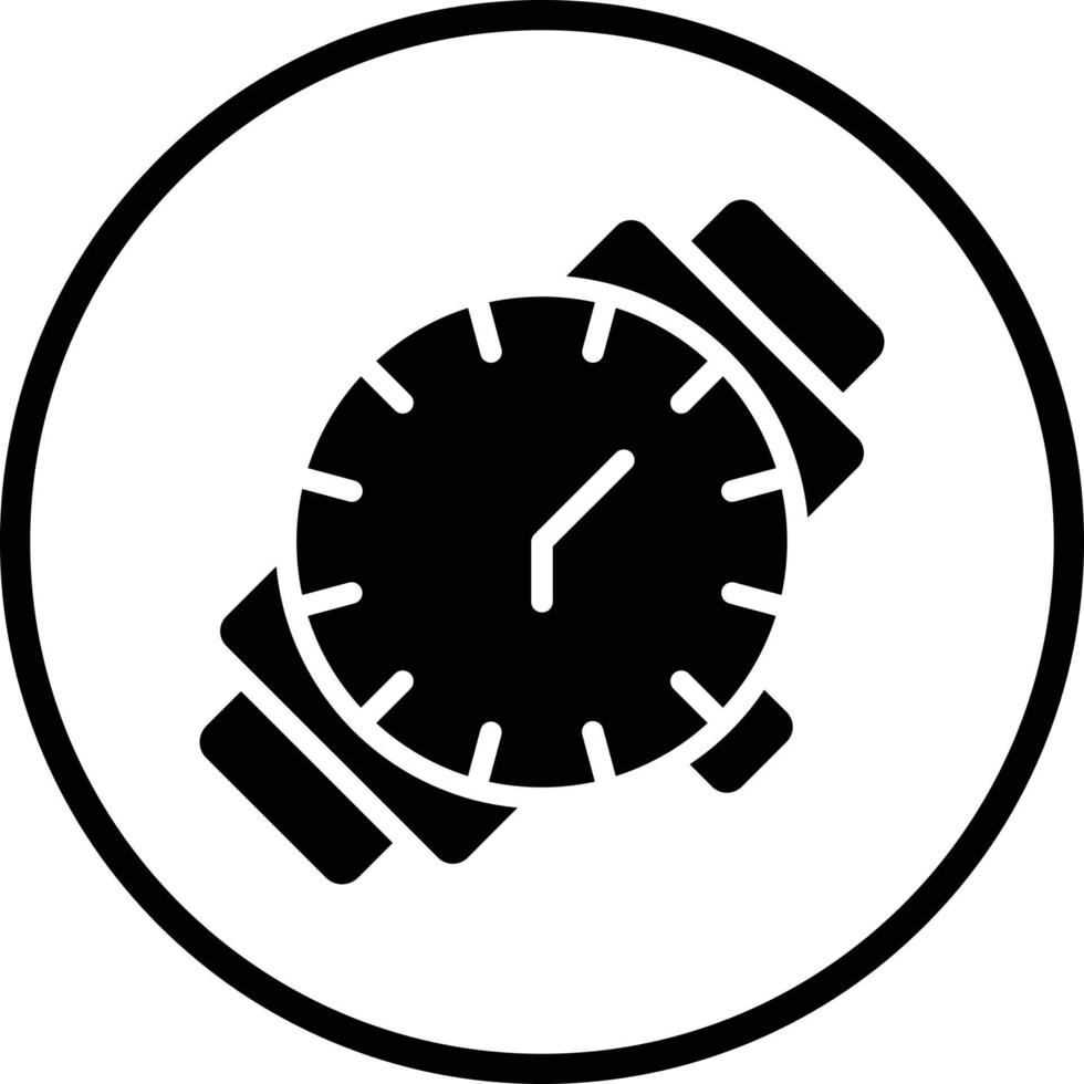 Wristwatch Vector Icon Design