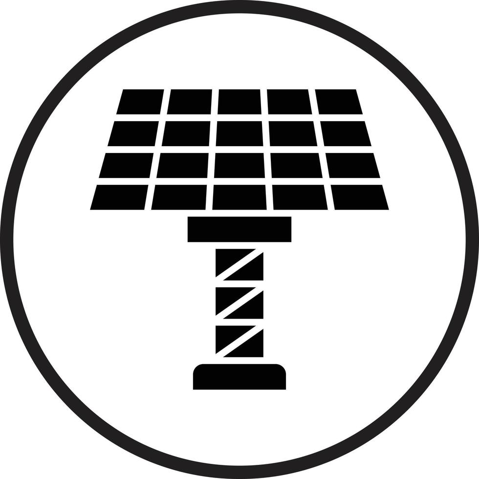 diseño de icono de vector de panel solar