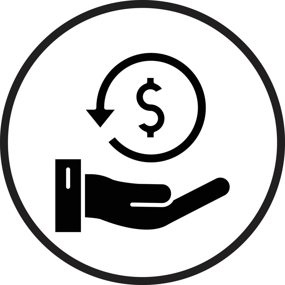 Cashback Vector Icon Design