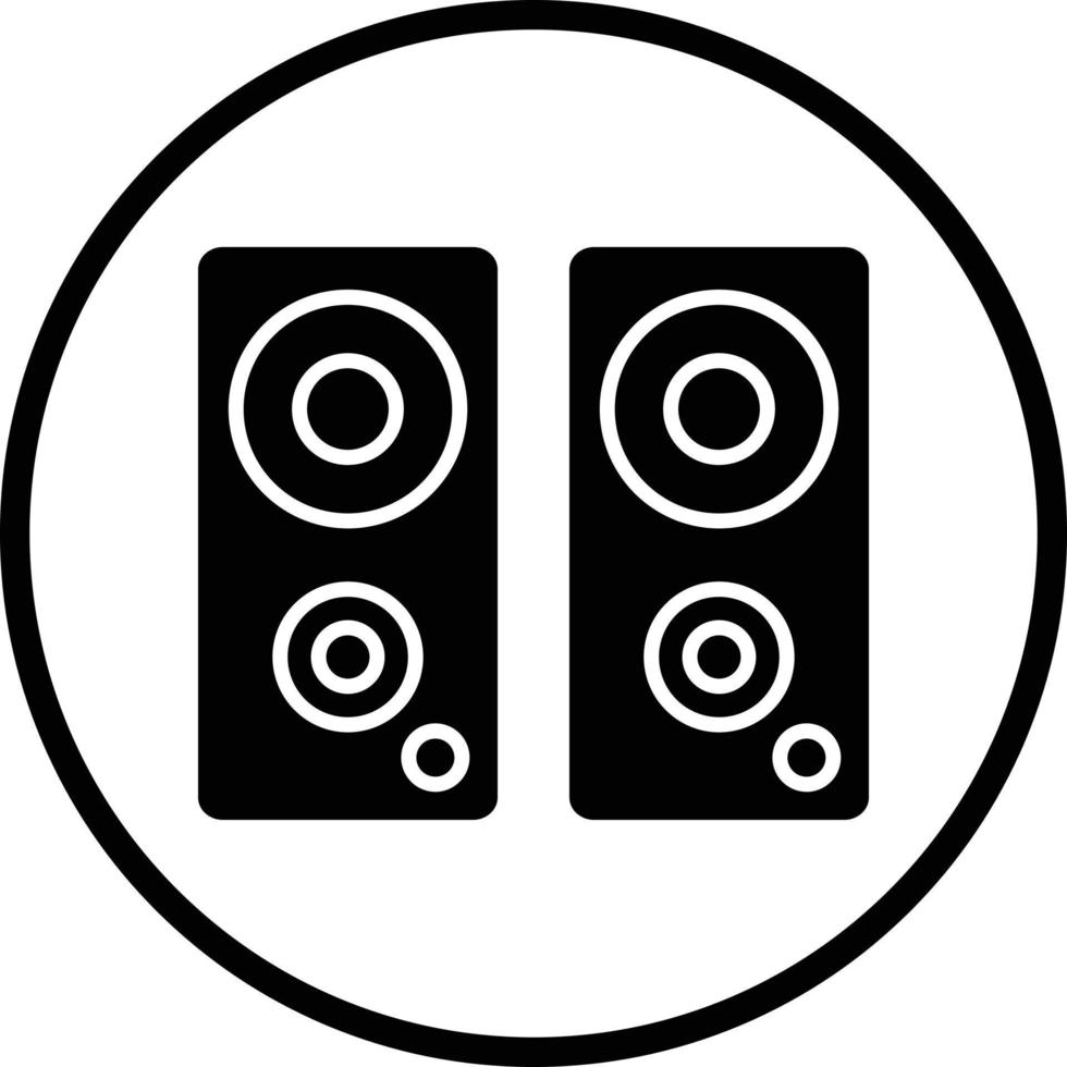 Speakers Vector Icon Design