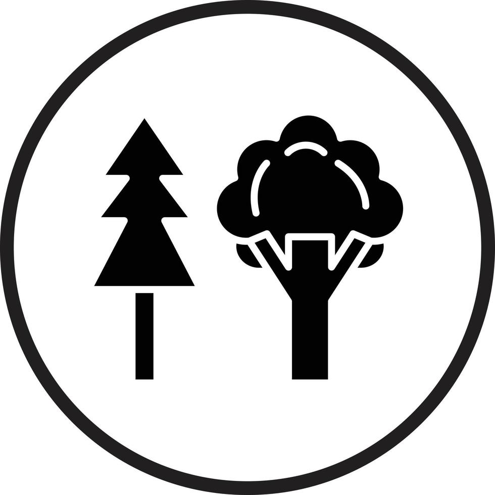 Forest Vector Icon Design