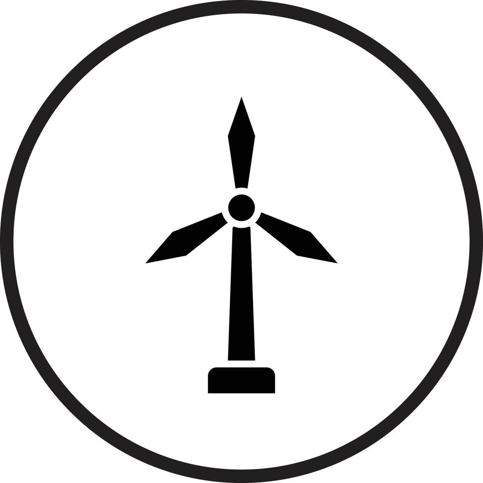 Windmill Vector Icon Design