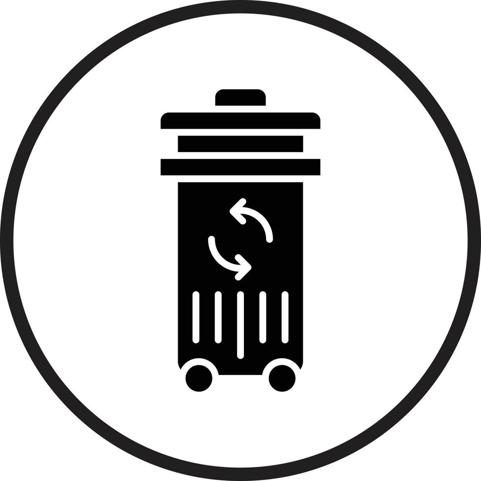Trash Can Vector Icon Design