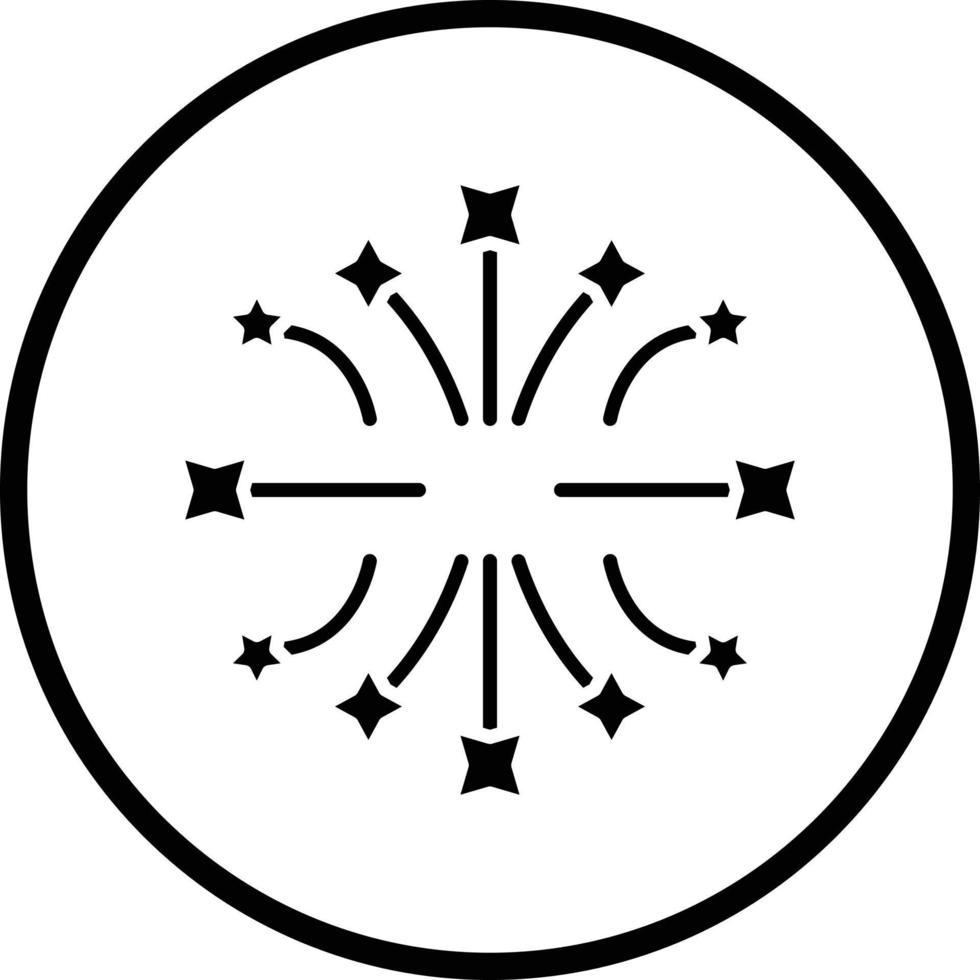 Fireworks Vector Icon Design