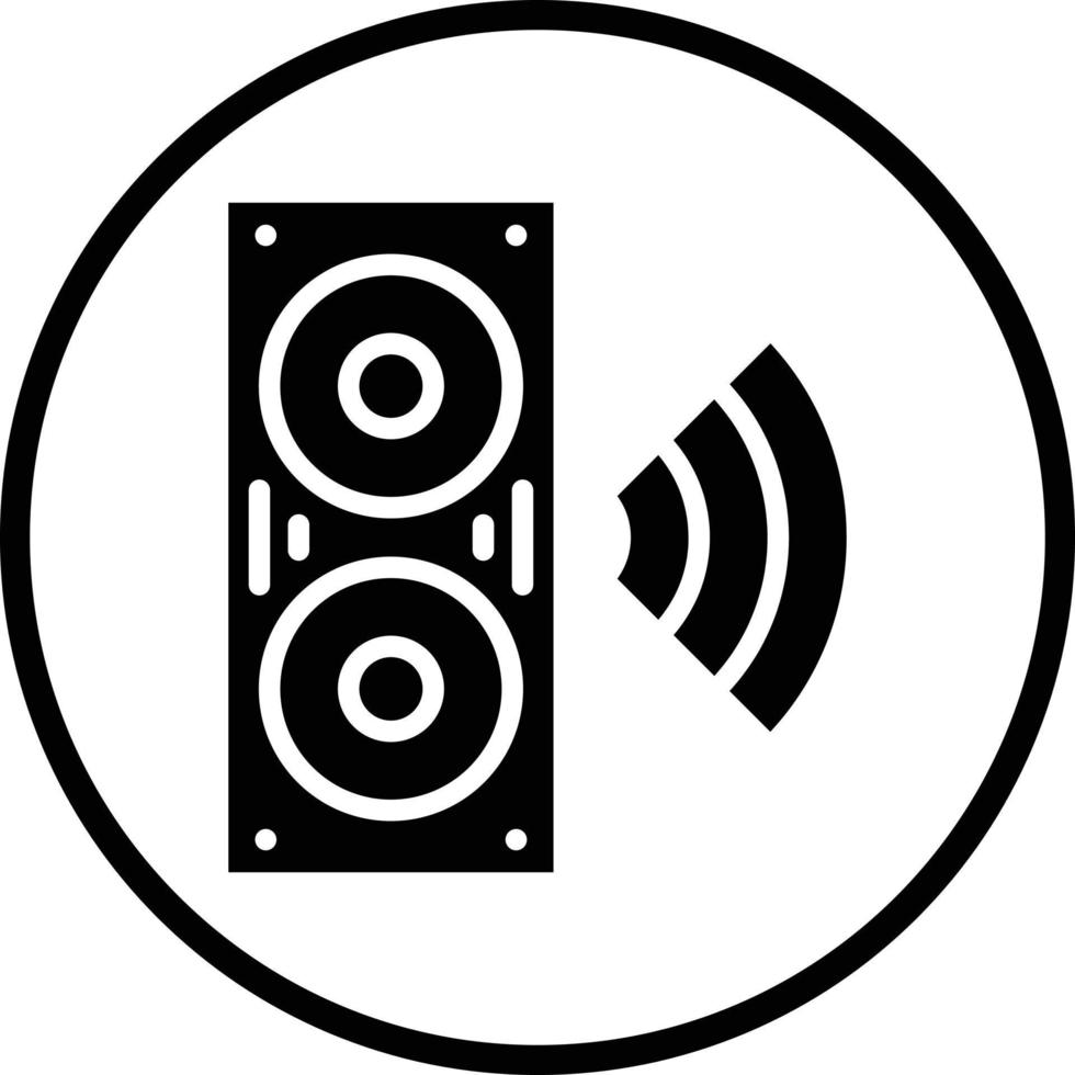 Smart Speaker Vector Icon Design