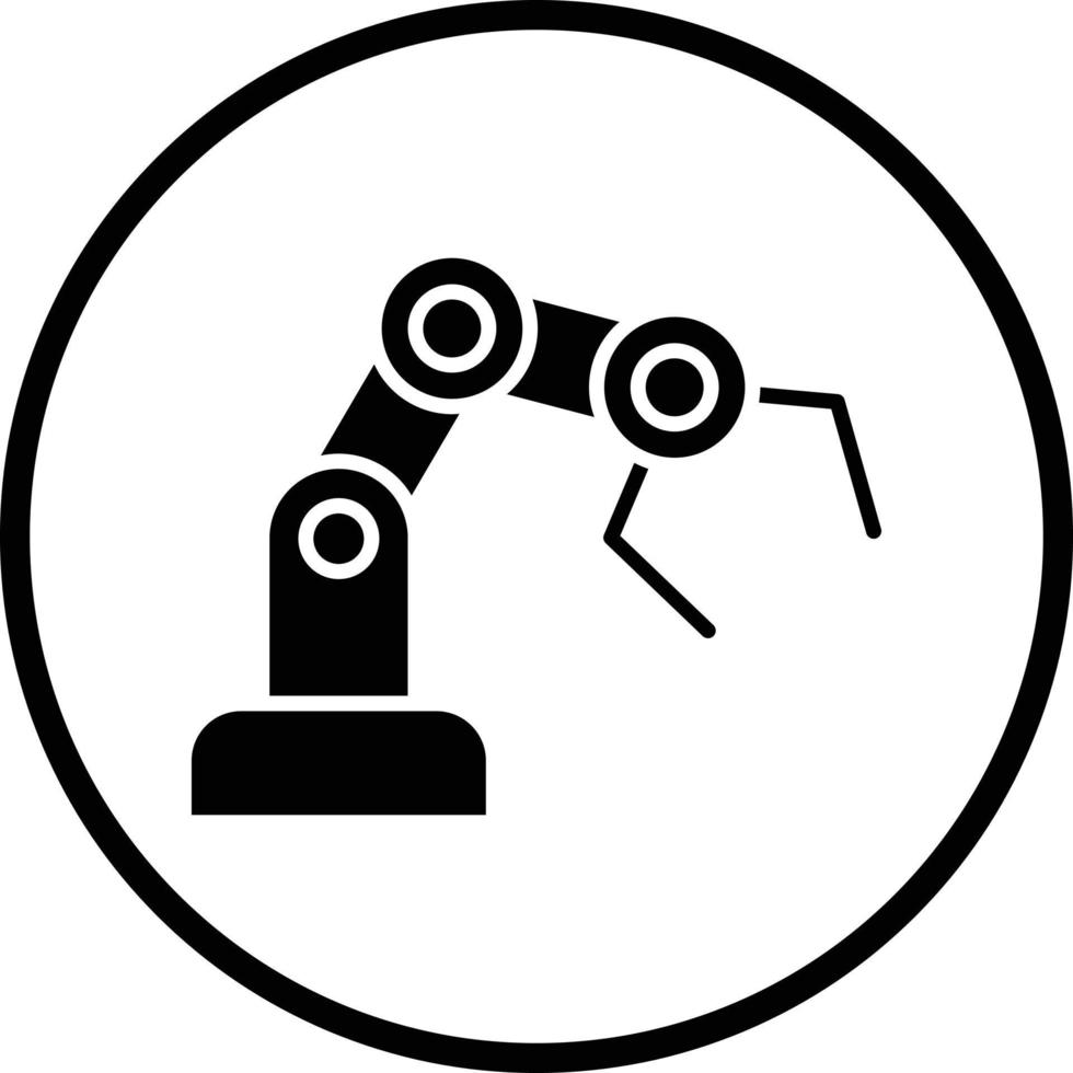 mecánico brazo vector icono diseño