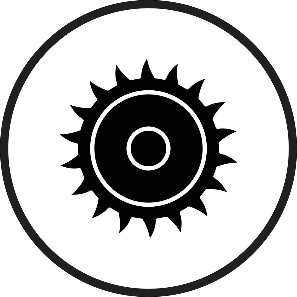 diseño de icono de vector de sierra circular