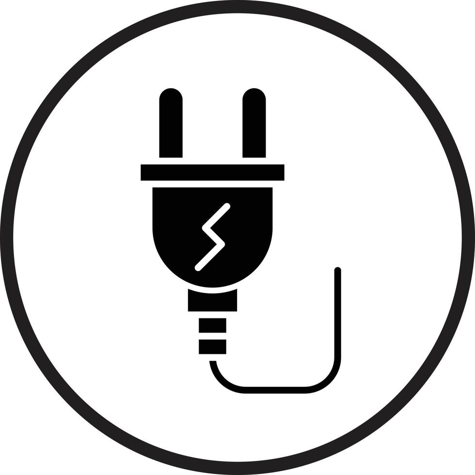 Power Plug Vector Icon Design