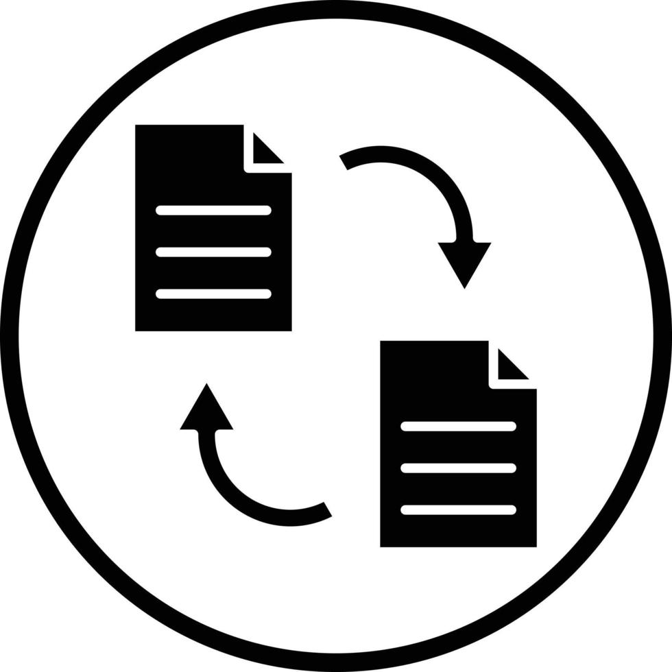 Data Transfer Vector Icon Design