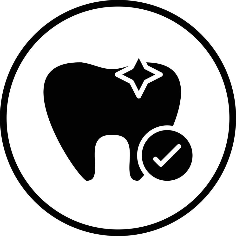 Tooth Hygiene Vector Icon Design