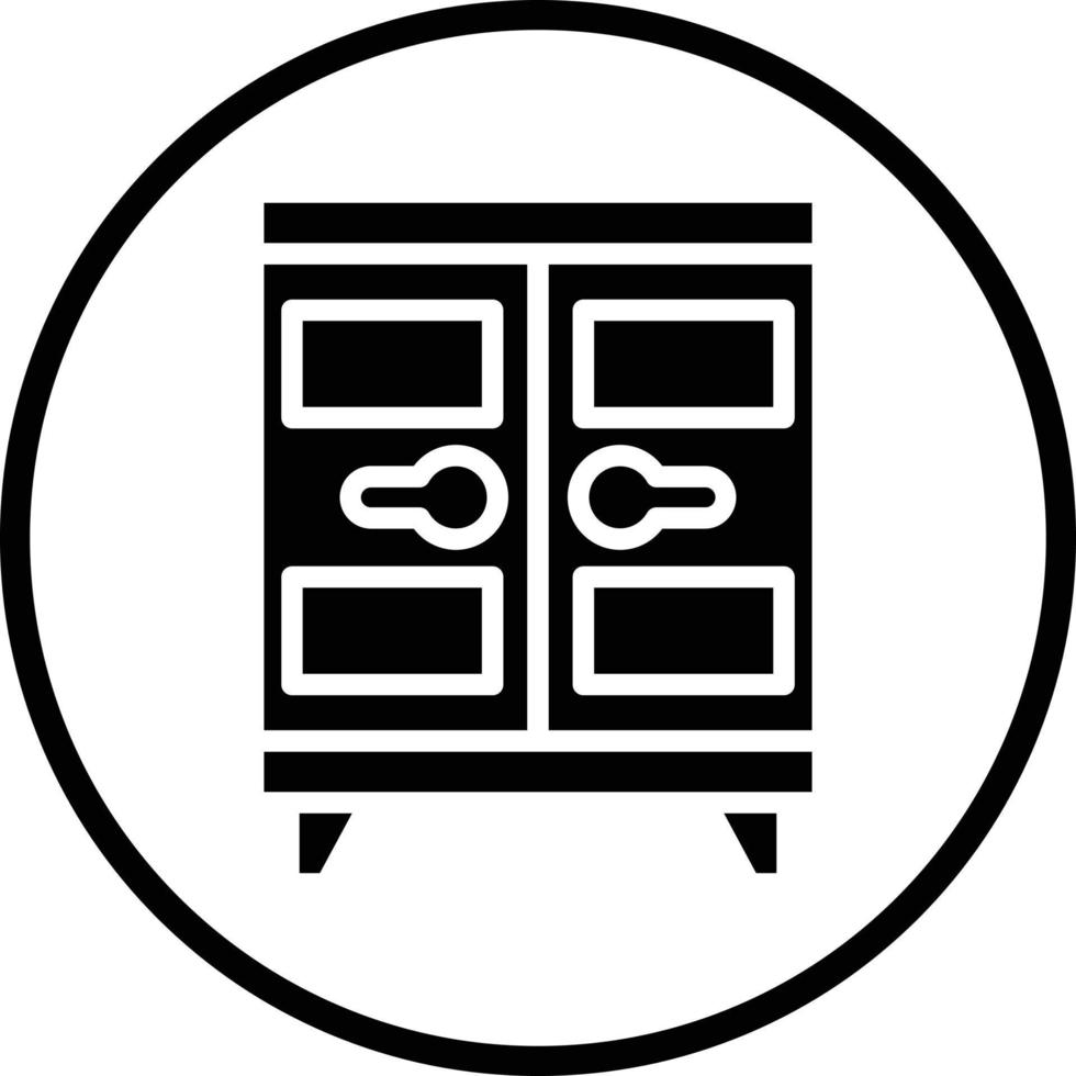 Locker Vector Icon Design