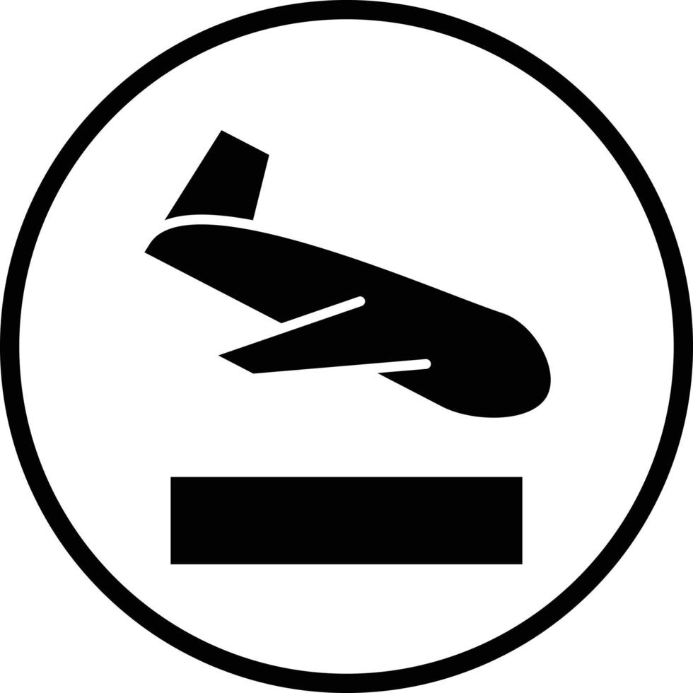 Landing Vector Icon Design
